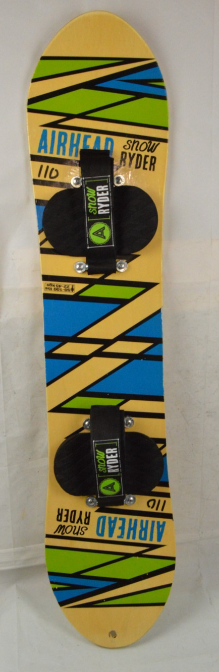 Airhead Snow Ryder 110 Kids Beginner Hardwood Snowboard 42.5" 50-100 lbs